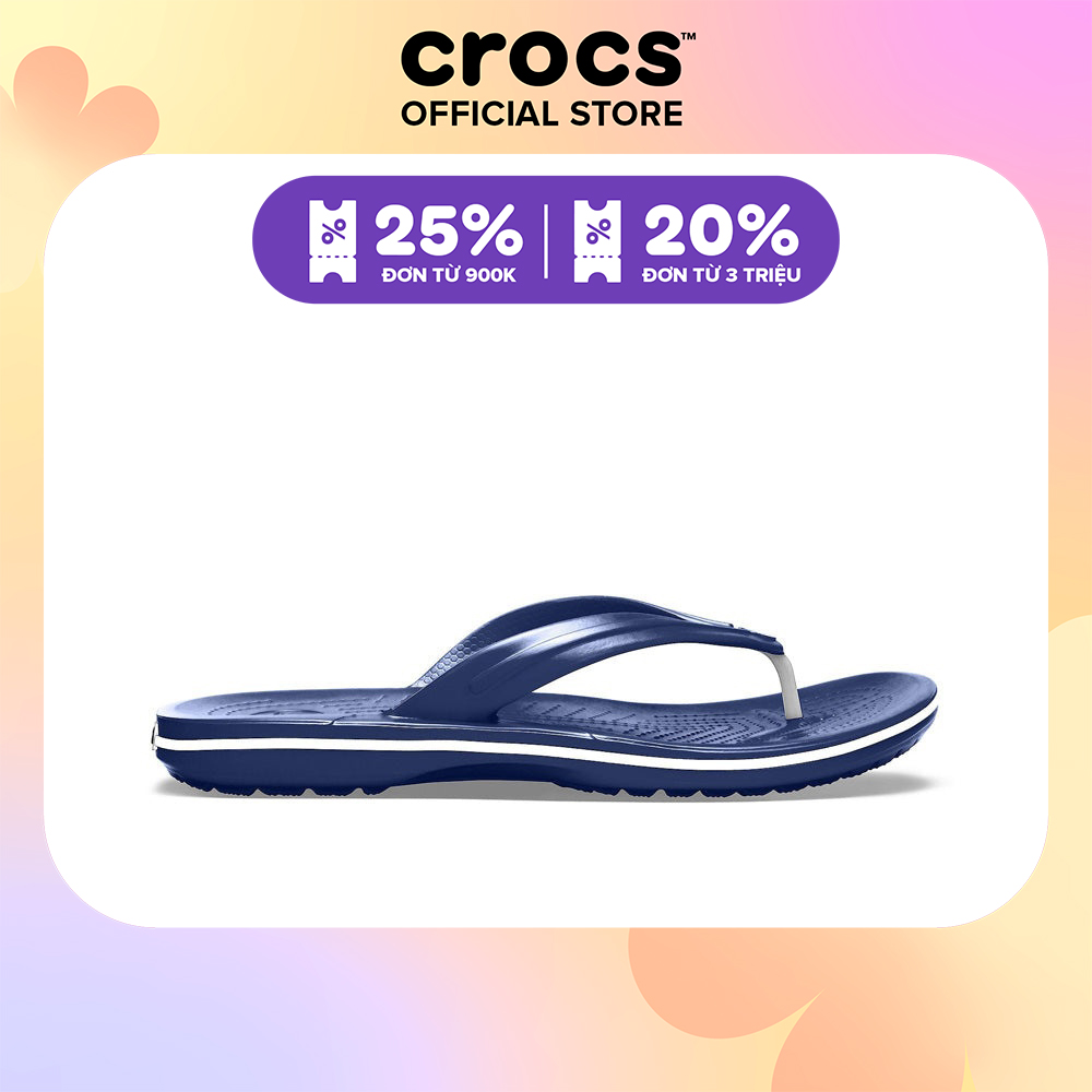 Dép Xỏ Ngón Unisex Crocs Crocband Xanh Navy - 11033-410