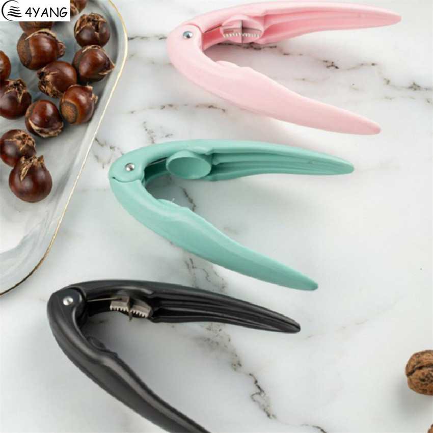 Hạt dẻ mở công cụ Hướng dẫn sử dụng hạt dẻ mở Clip Pecan óc chó nutcracker vỏ chịu lực cao Cracker mở với không tay cầm trượt