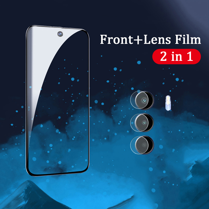 For itel P70 Screen Tempered Glass Full Protector Film + ITEL 70 power Cover Lens Camera Glass Protector Glass Film. 