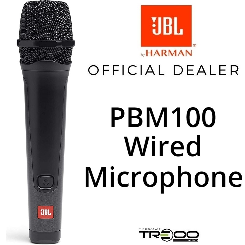 JBL PBM100 Wired Microphone - Micro Filaire