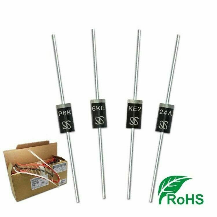 10pcs p6ke18a do-204ac do-15 tvs transient suppresssion diodes