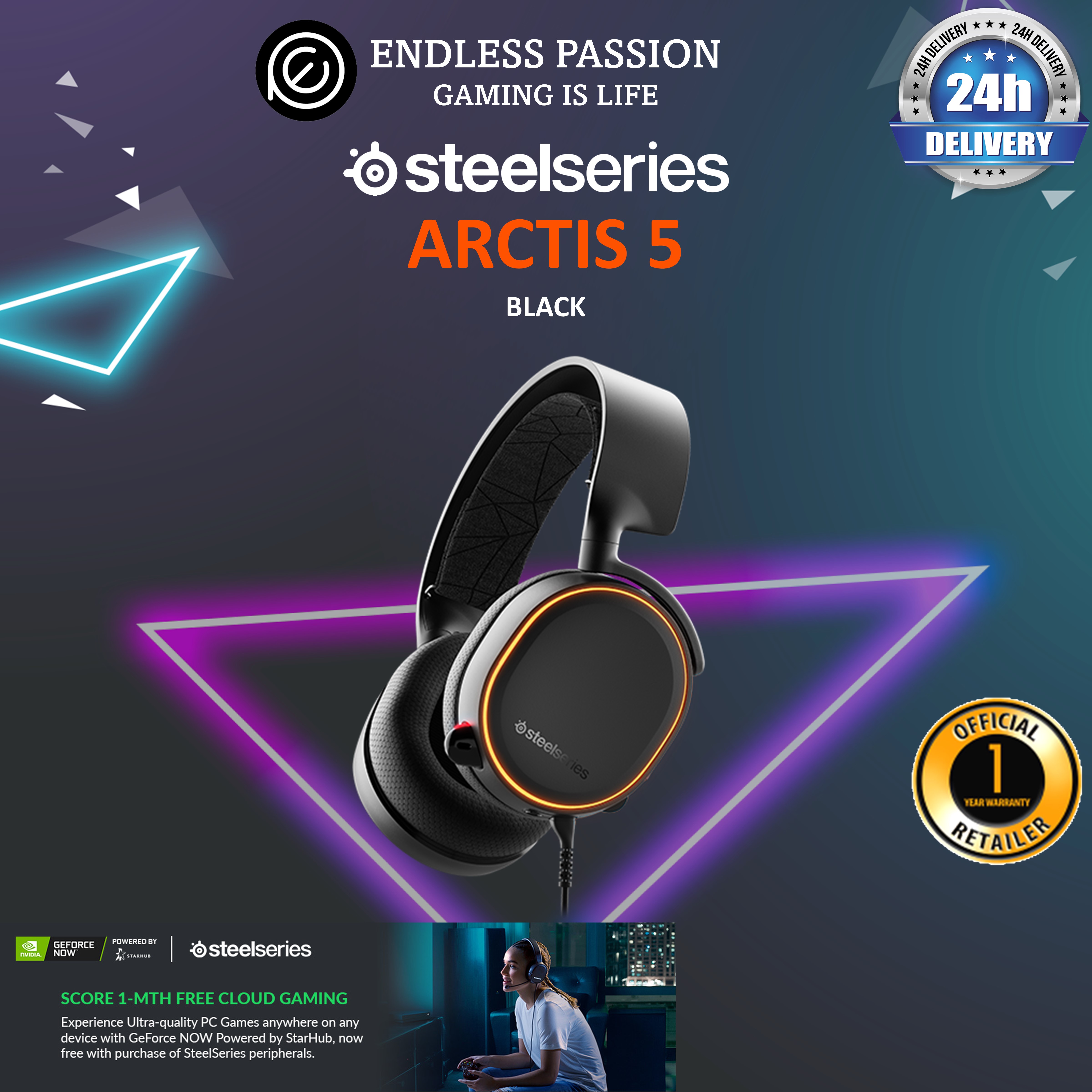 SteelSeries Arctis 5 RGB Illuminated 