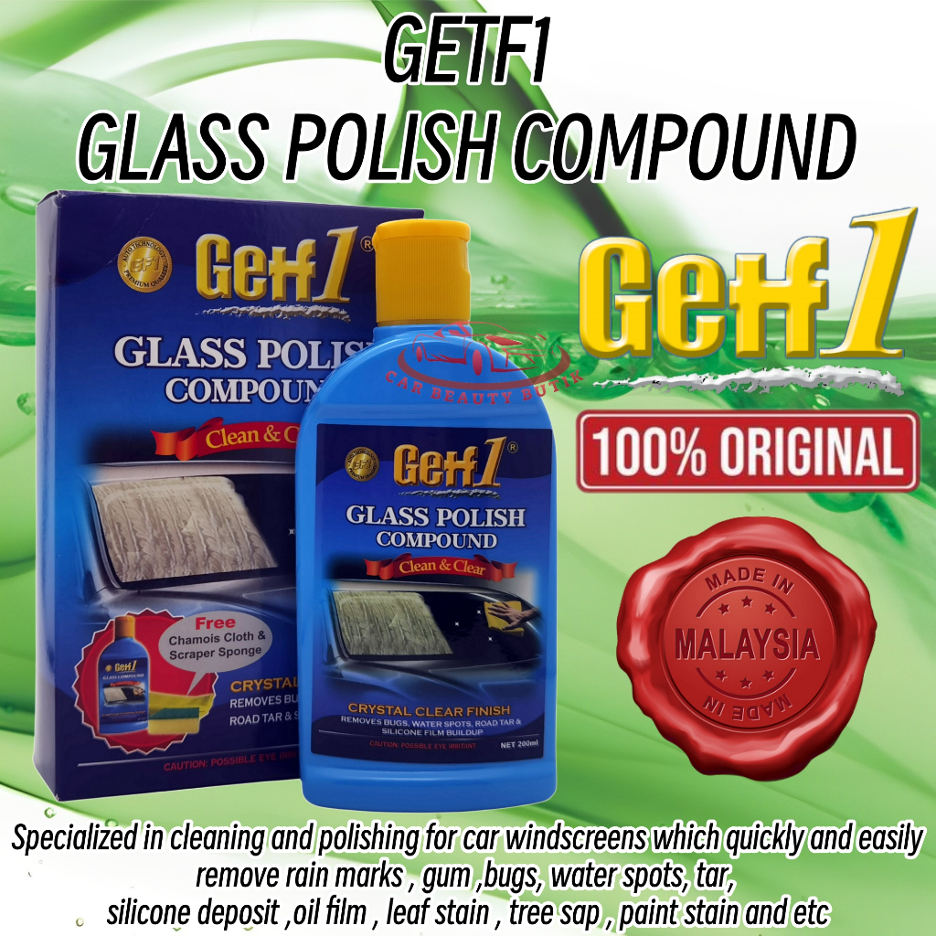 Getf1 Glass Polish Compound 200ml