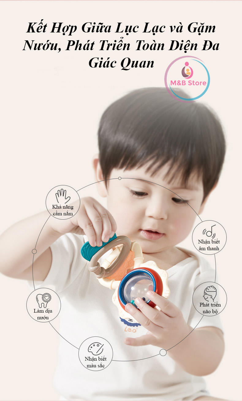 Set 10 Món Đồ Chơi Lục Lạc Gặm Nướu - KUB