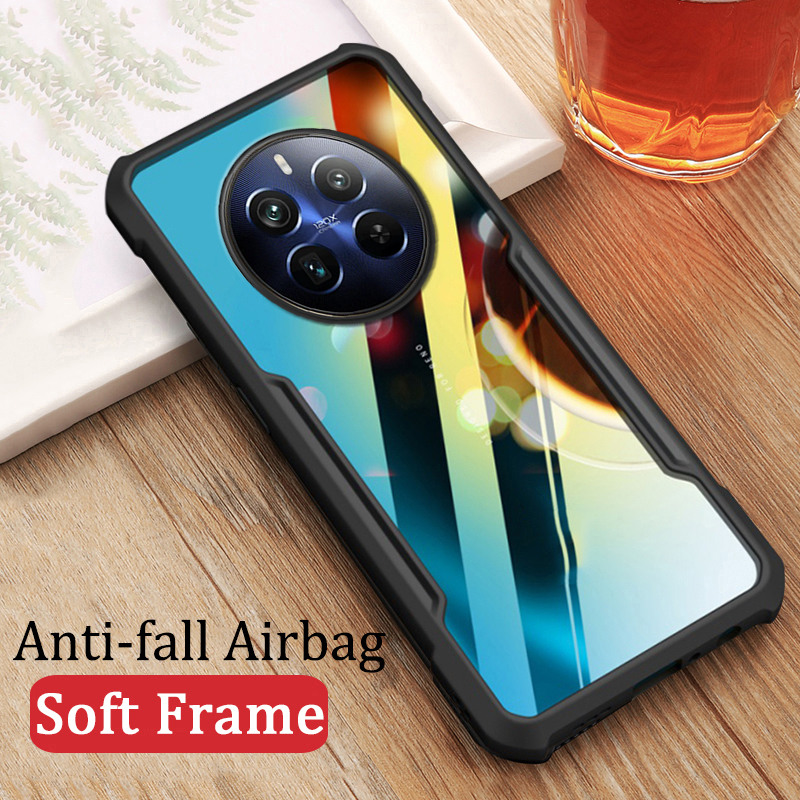 Phone case Realme 13 Pro+ Transparent Clear Air Protector Soft Frame Hard Shockproof Armor Back Cover Realme 13Pro Plus Case. 
