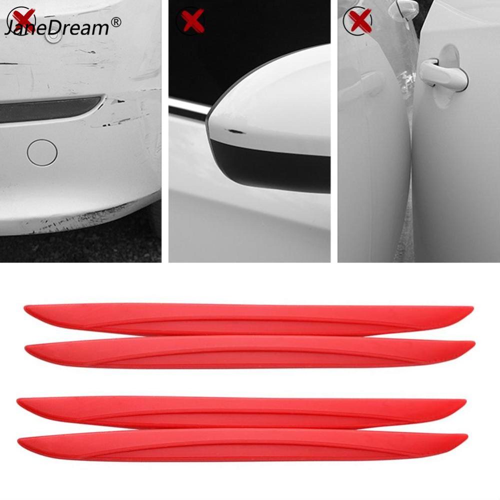 JaneDream 4Pcs Universal Car Door Edge Scrape Guard Bumper Guards Protector Rearview Mirror Protection Sticker Protective Strip BYD ATTO 3