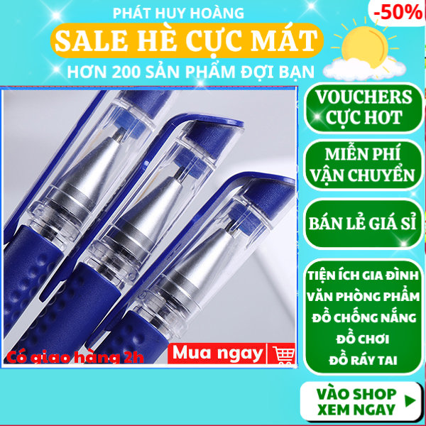 Combo 2 cây Bút mực nước xanh Mini, bút mực nước xanh, bút nước xanh mini, bút xanh gel văn phòng phẩm, bút xanh nước mini. but muc nuoc xanh gel, viết mực nước xanh học sinh, đồ dùng học tập, Phát Huy Hoàng