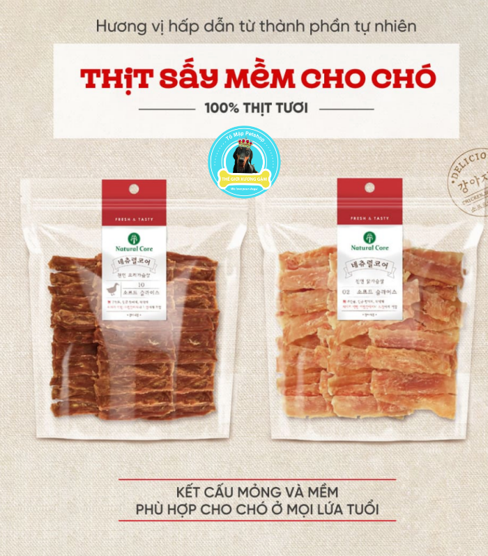 NATURAL CORE SNACK THỊT SẤY MỀM