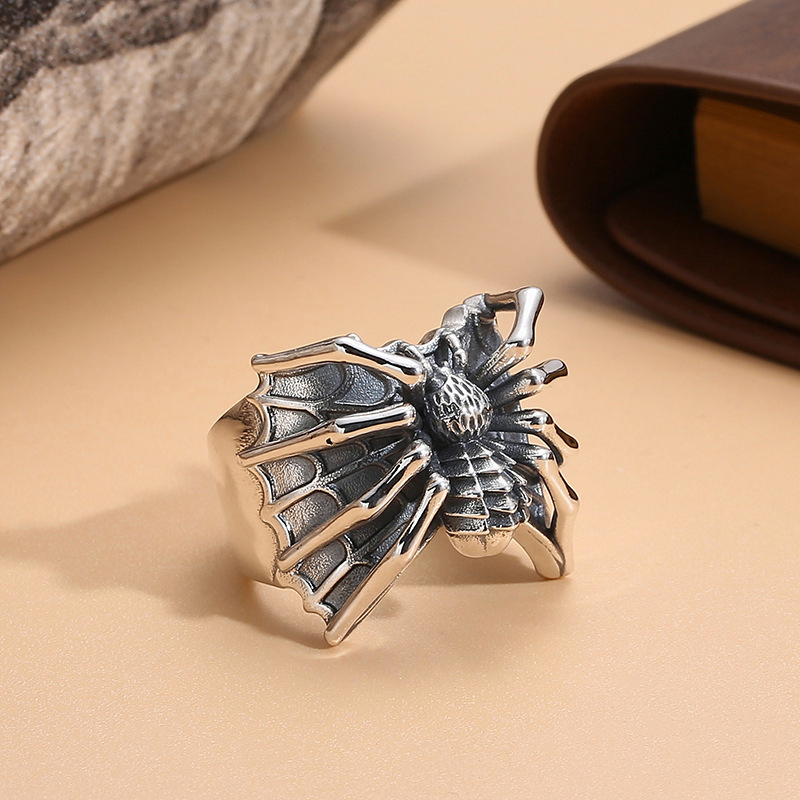 Fashion%20Vintage%20Domineering%20Gothic%20Spider%20Animal%20Ring%20For%20Men%20Antique%20Wide%20Opening%20Adjustable%20Ring%20Punk%20Jewelry%20Party%20Gift%20-%20Image%203