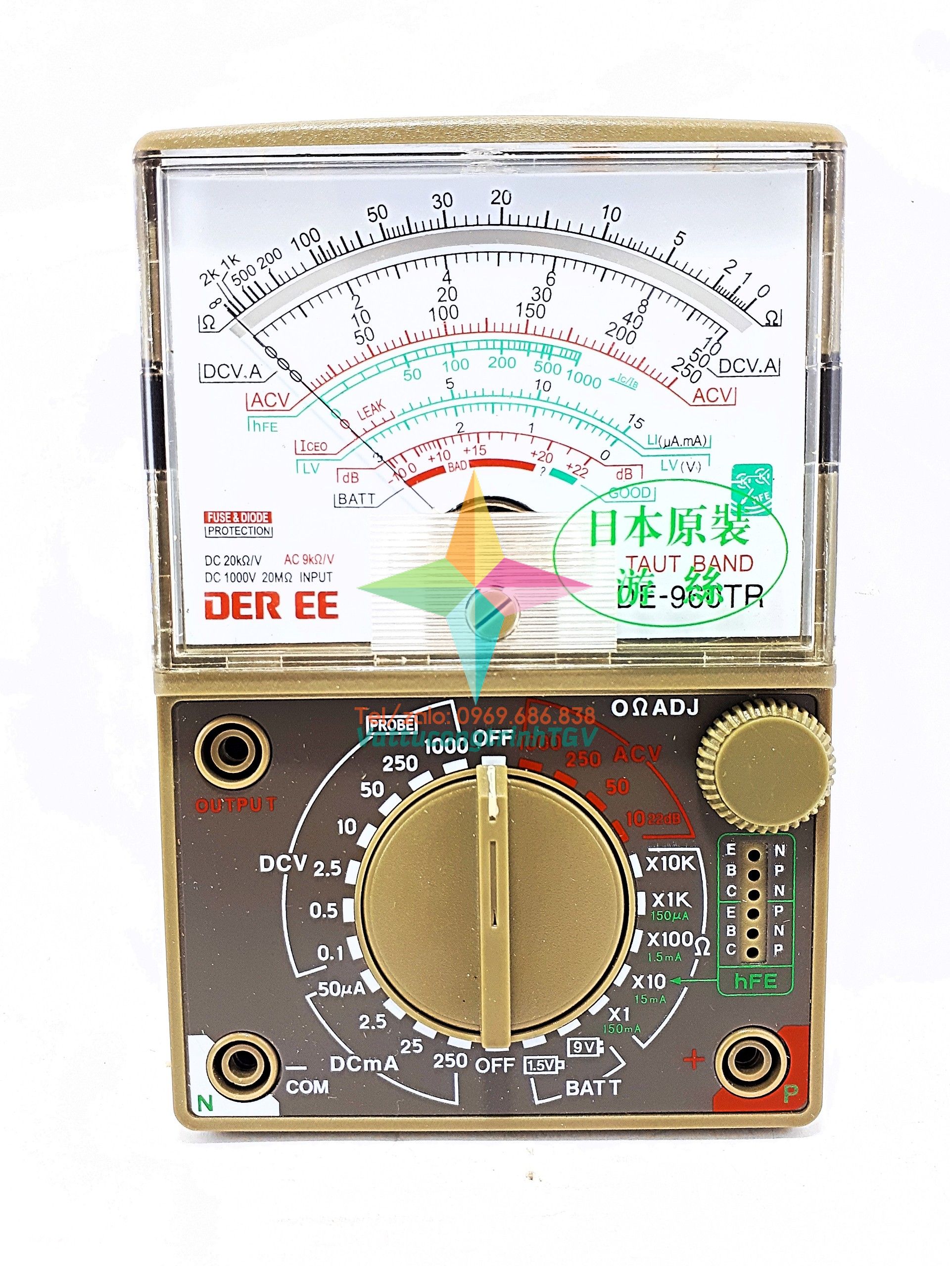 Đồng hồ vạn năng kim BEAREE DE-960TR
