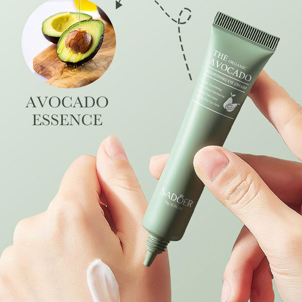 Eye Cream 20g Avocado Nourishing Eye Cream Moisturizing Circles Dark Eye B1I4