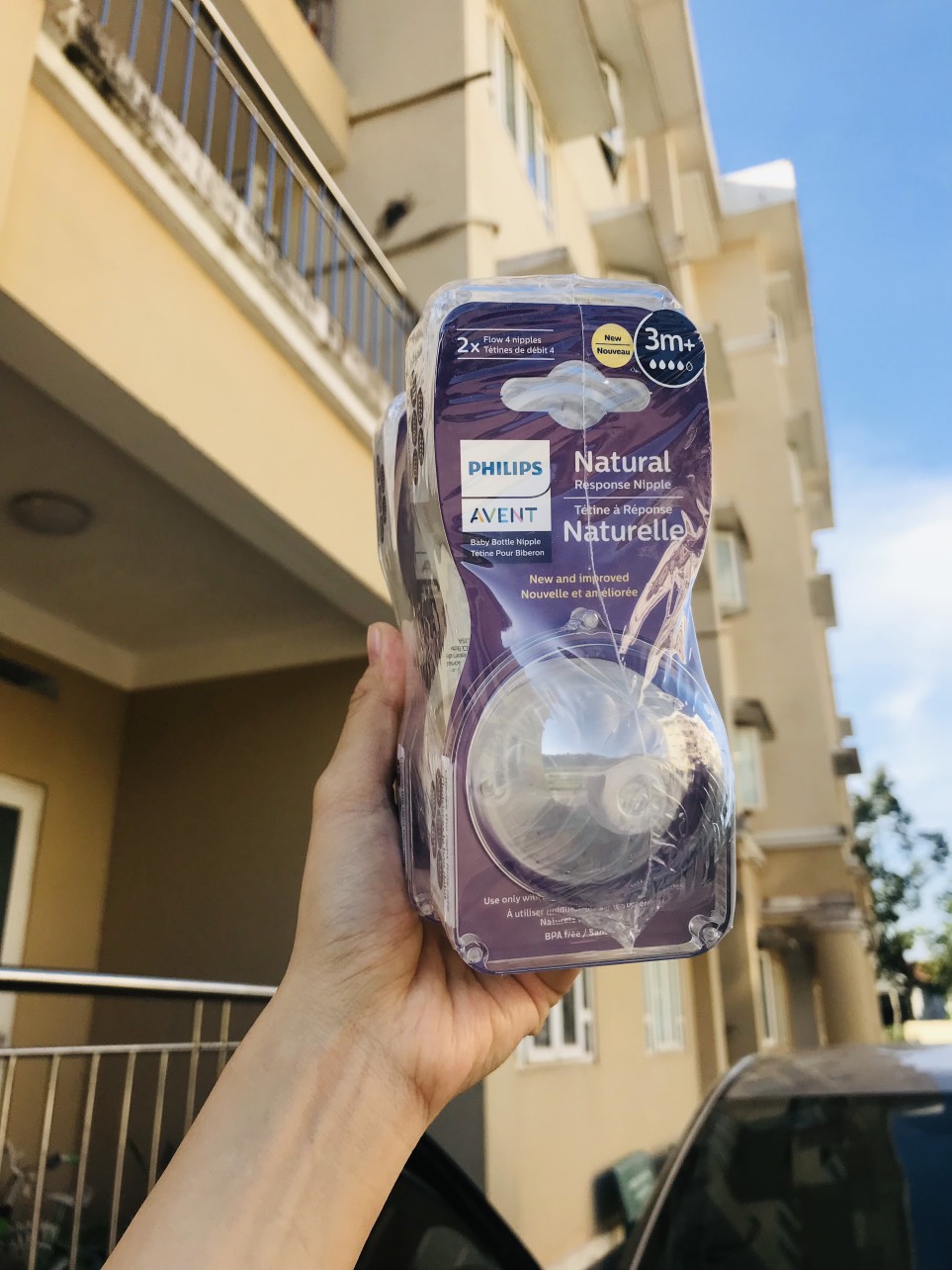 Núm Ti Avent Natural Đủ Size 0/1/2/3/4 cho bé