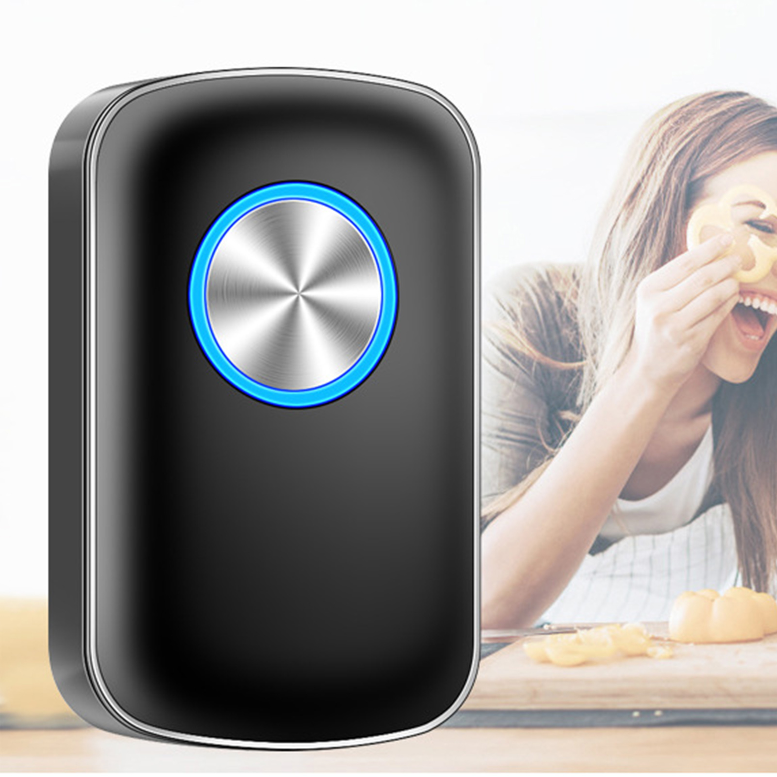 Wireless Doorbell Set 150m Receiver Range Durable Waterproof Home Security Doorbell Conspicuous Reminder for Pregnant Women for Home