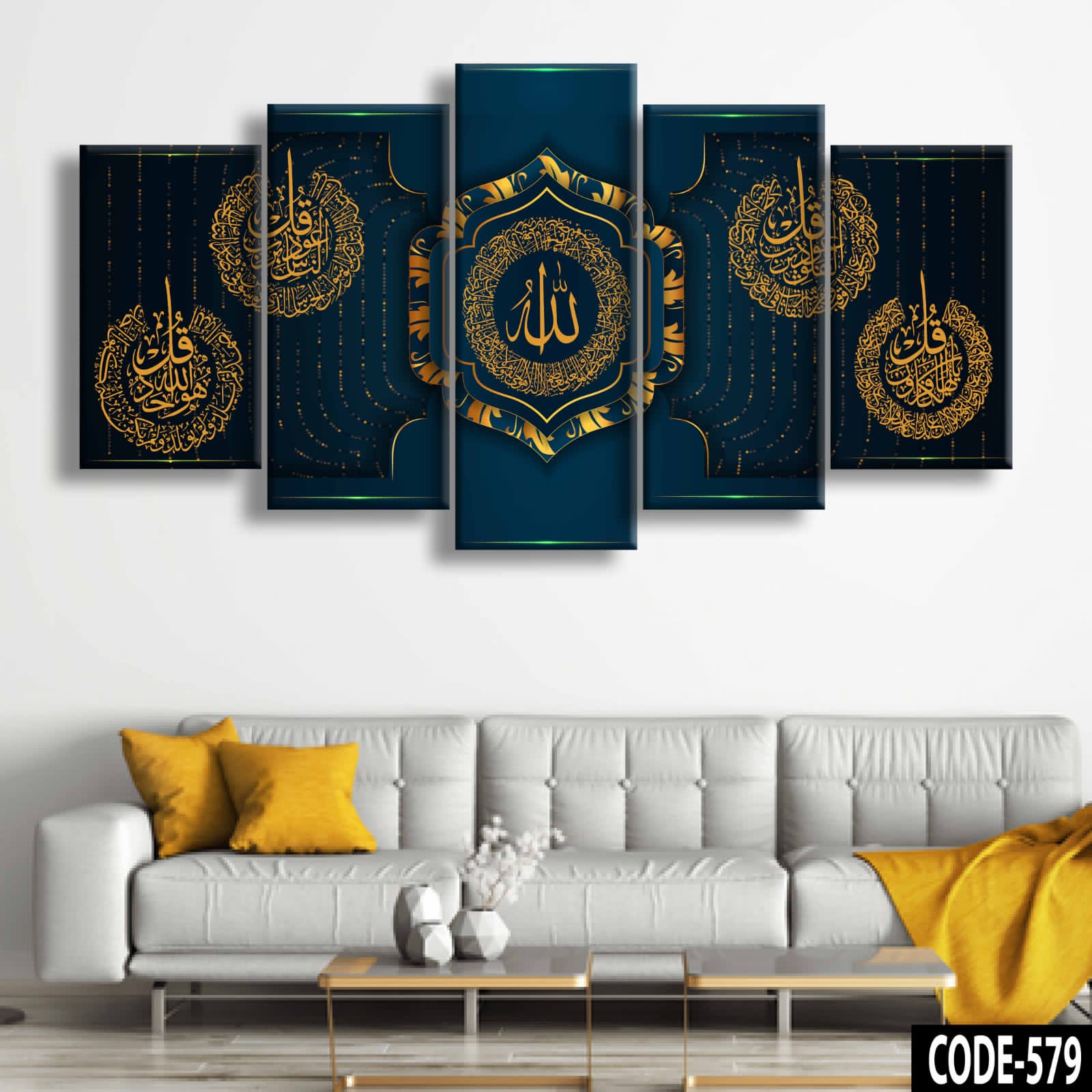 5Pcs In 1 Set Wall Canvas printing code#579 | Daraz.com.bd