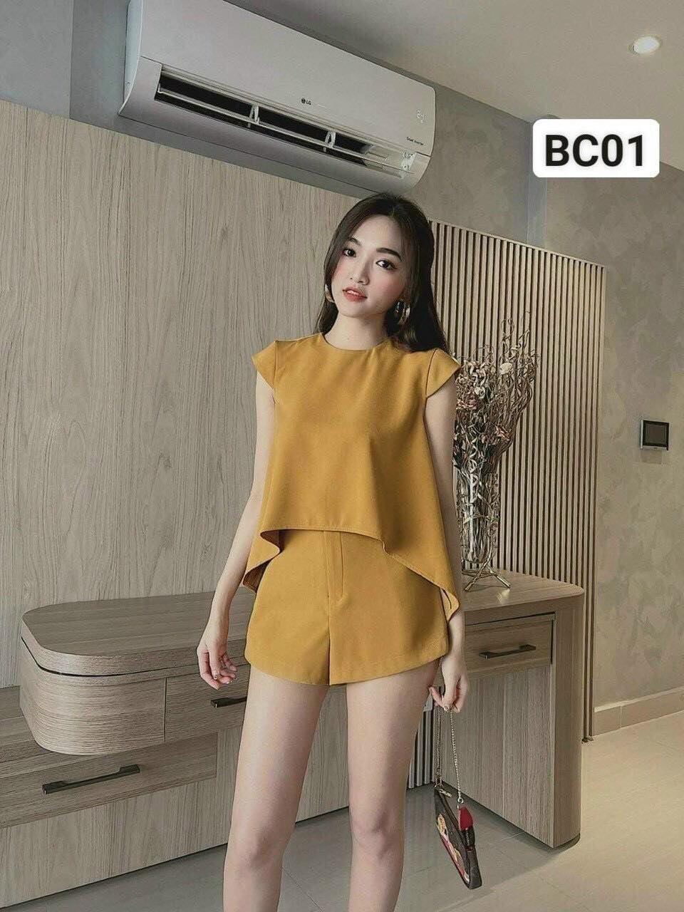 Sét bộ đùi Bebedoll giả khóa chất liệu coton lạnh thoáng mát fashionzero