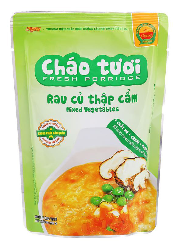 Combo 11 Gói Cháo Tươi Cây Thị 260G ( Đủ Vị )