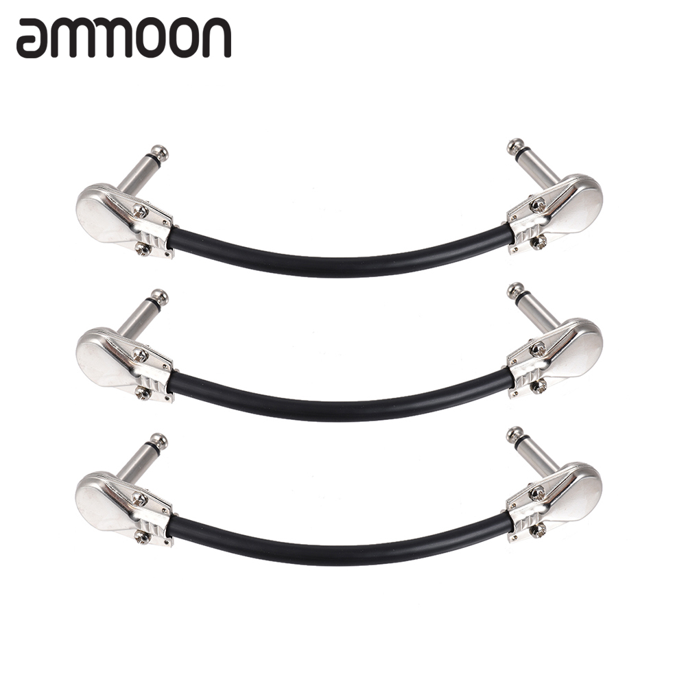[ammoon]quà bí mật 30cm/ 12in OR 15cm/ 6in Guitar Effect Pedal Instrument Patch Cable 1/4