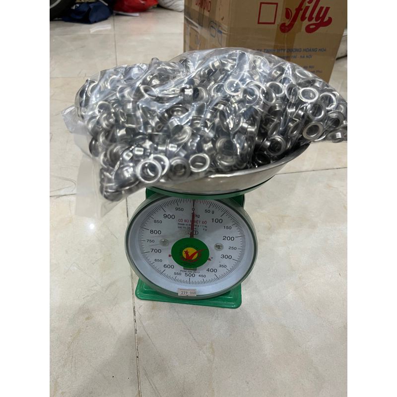 Khoen mắt cáo 10mm Sắt Khuy bấm bạt, túi giấy Bịch 1 kg