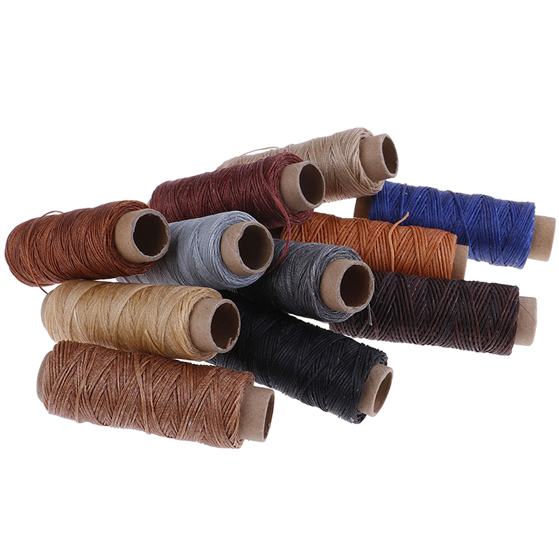 50m/roll Waxed Sewing Thread For Shoe Hand Stitching Crafts Tool Hand Stitching For Diy Sewing Thread. 