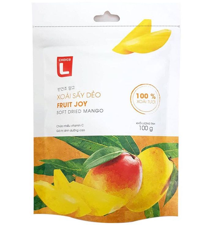 Xoài Sấy Dẻo Fruit Joy CHOICE L Gói 100G