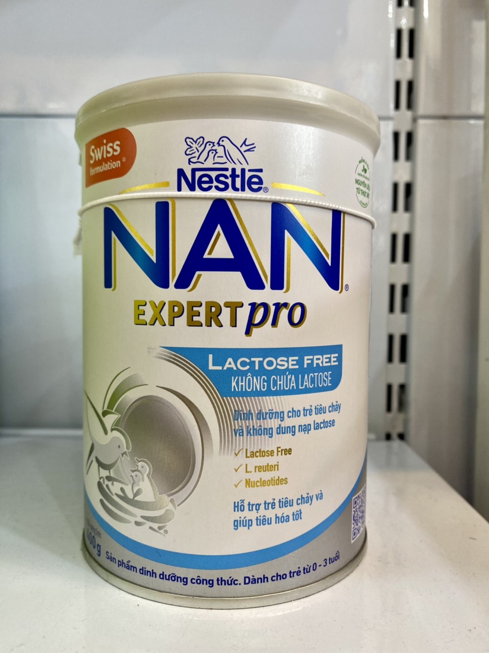 Sữa bột NAN Expert Pro Lactose Free 400g (0 - 36 tháng)