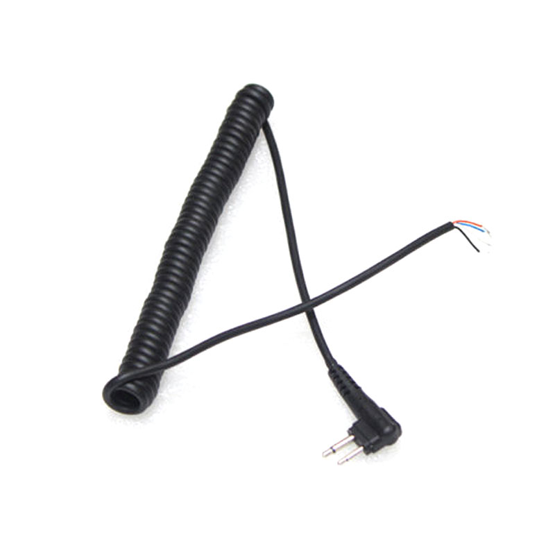 Spring Wire Mic 2 Pin M Type Diy 4 Wire Mic Microphone Speaker Spring Cable For Gp68 ...