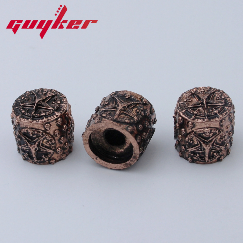 1 Chiếc Núm Vặn Bass Guitar Điện GUYKER Mặt Sao Năm Cánh Tùy Chọn Hai Màu Phong Cách Retro