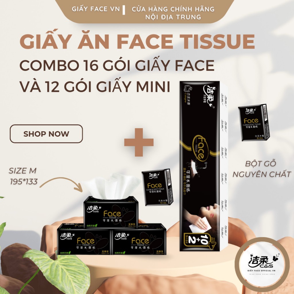 Combo Giấy Face cao cấp - giấy mini