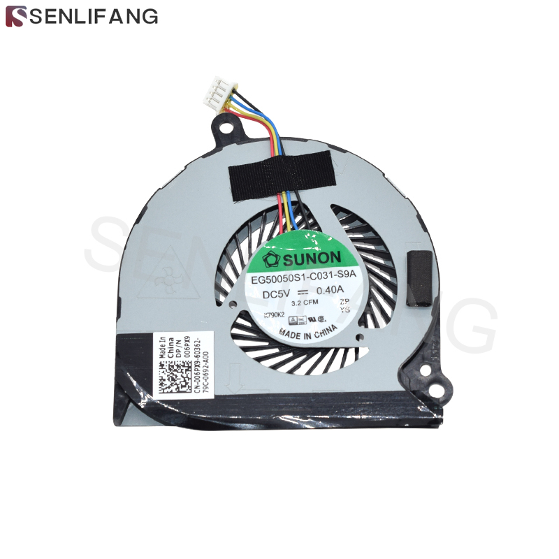 For dell latitude e7440 e7420 dc5v 0.40a 4-pin cpu fan eg50050s1-c031-s9a eg50050s1-c032-s9a dc28000d7sl 006px9 used cooler