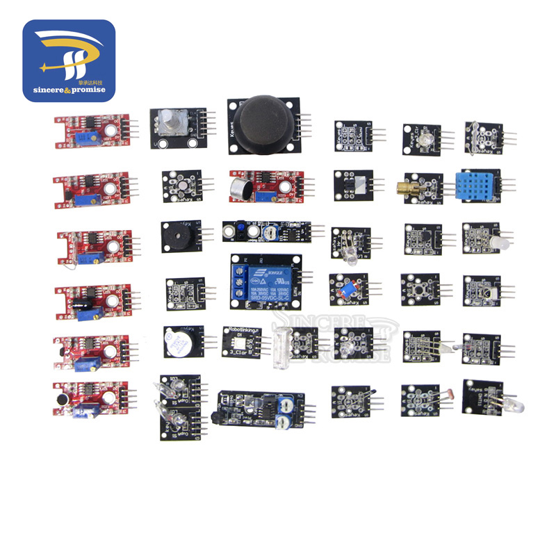 fast shipment 45 in1 sensor module kits for arduino... 【Hot demand】 45 in 1 Sensors Modules 16 Kinds For Arduino Raspberry Pi ...