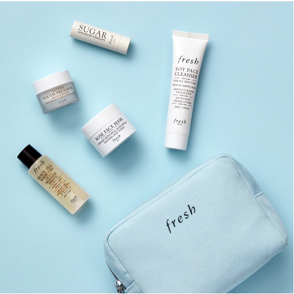 Set Dưỡng Da FRESH Mini Loves (Kèm Túi)