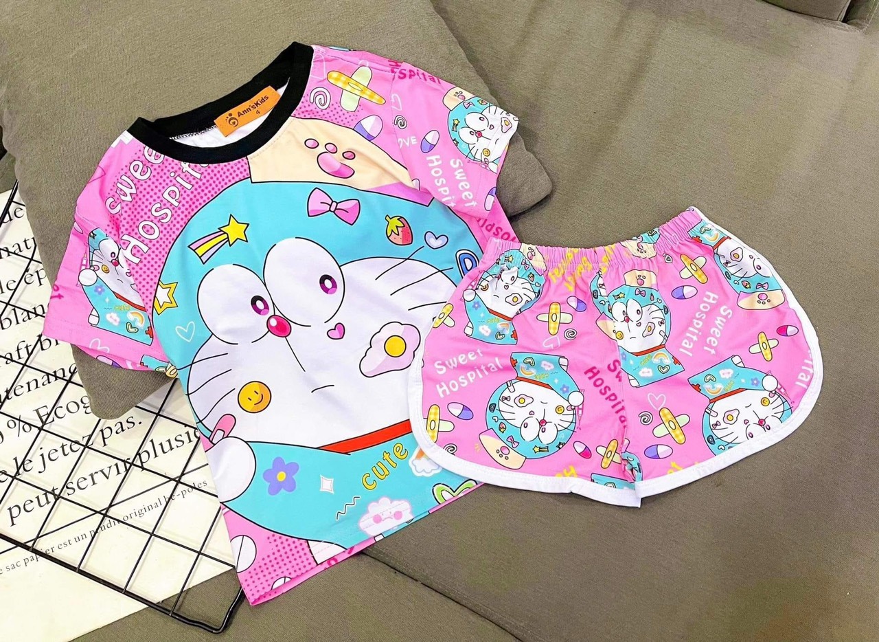 (18-30kg) bộ thun 3D bé gái siêu cưng luôn!