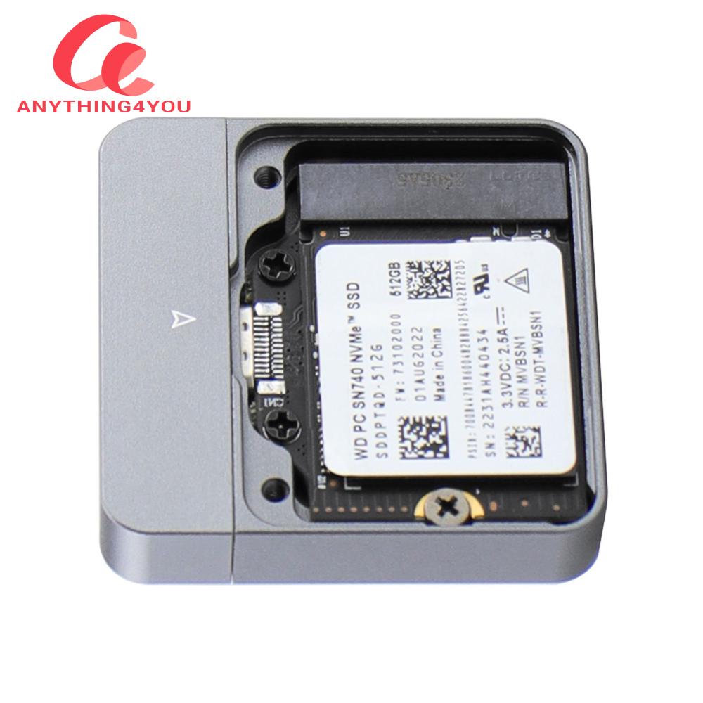 M.2 nvme 2230 hard drive box usb3.2 gen2 hard disk box plug and play ssd enclosure aluminum alloy m key for m2 2230 ssd
