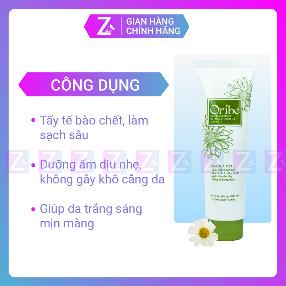 Sữa Rửa Mặt Tạo Bọt Sạch Sâu Oribe 100g