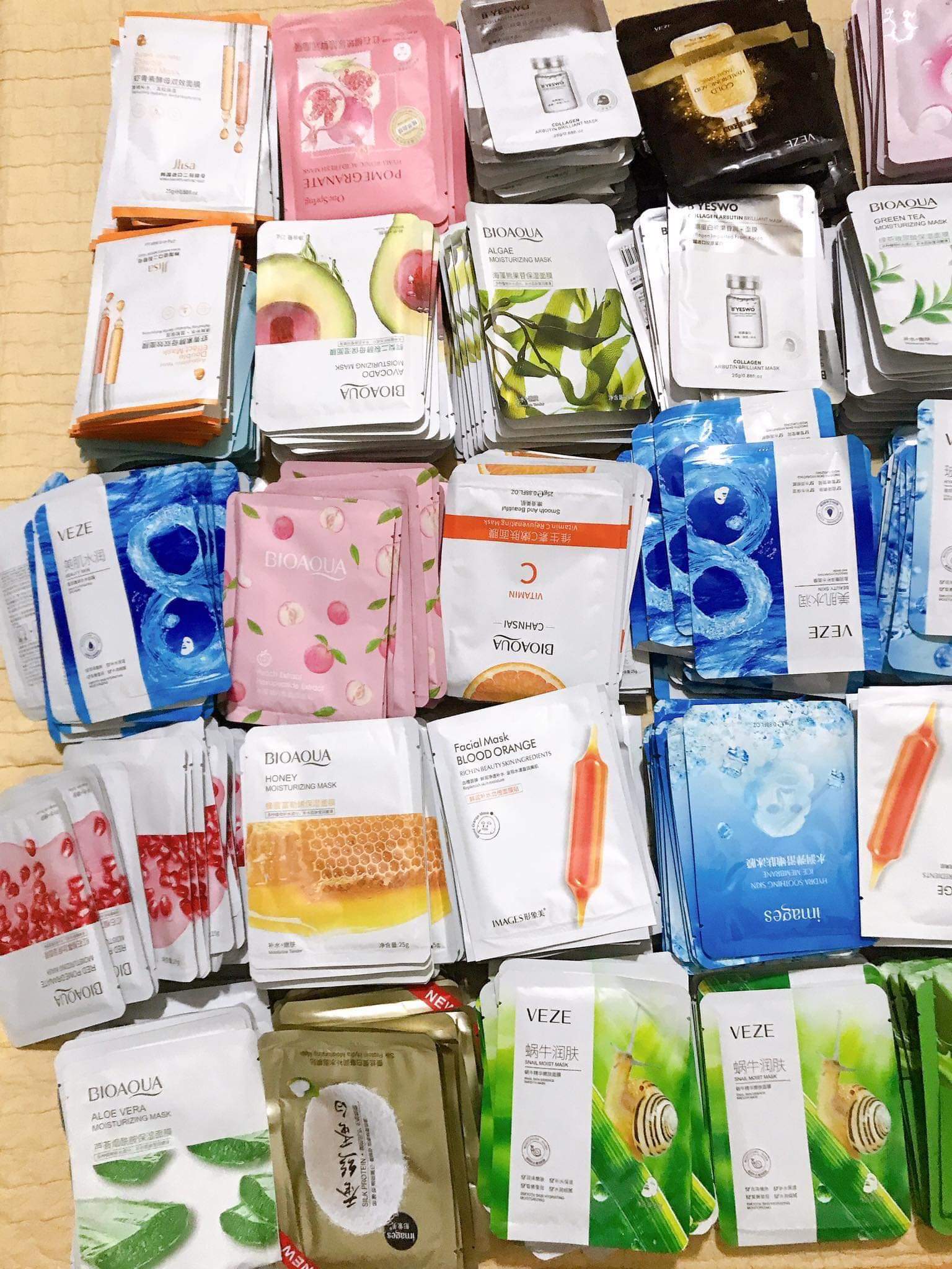 Combo 30 miếng mặt nạ dưỡng da (Mix nhiều mẫu)