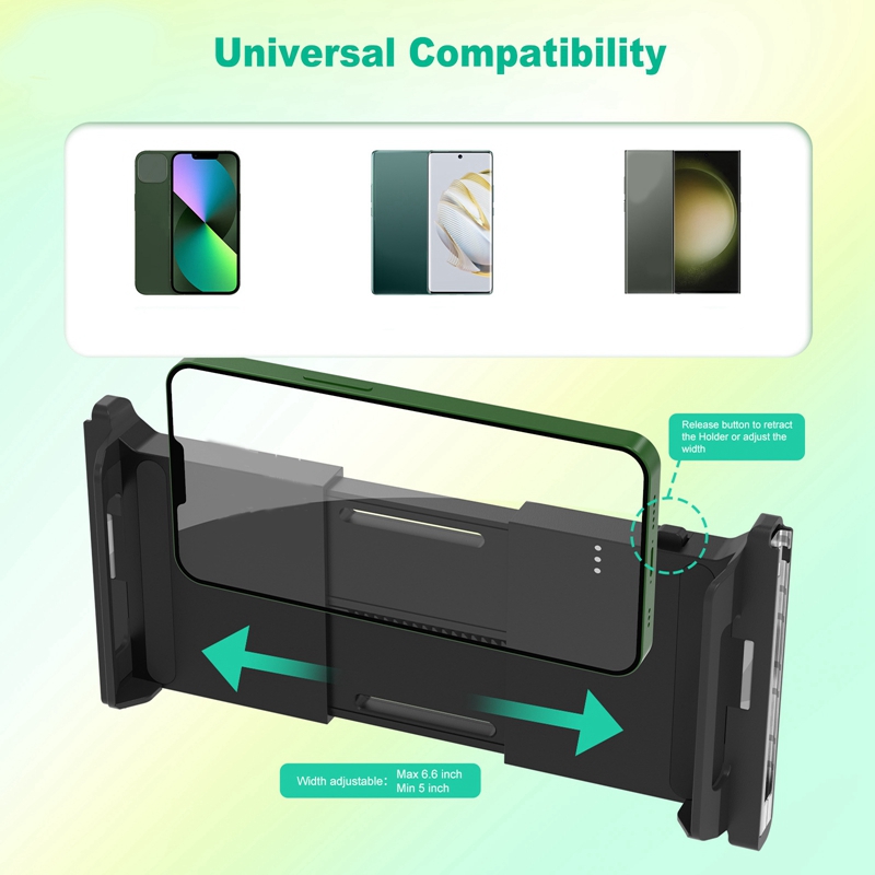 For Nintendo Switch/Switch OLED Joypad Controller Retractable Phone Gamepad Holder for IOS Android Game Handle Stand