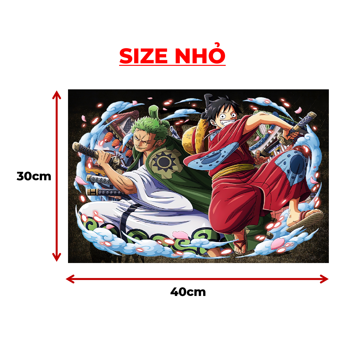 Tranh dán tường one piece E10