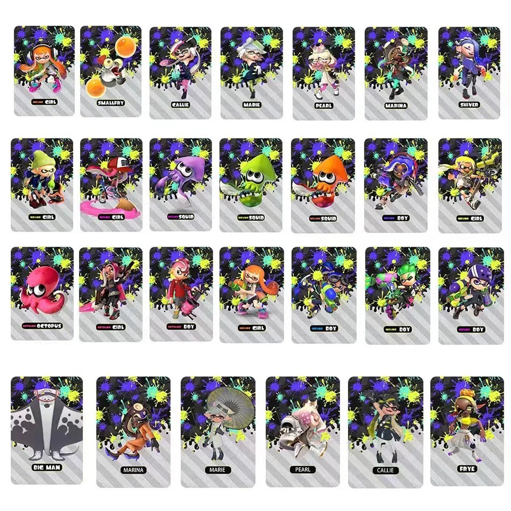 27%20Pcs%20Nintendo%20Amiibo%20Pearl%20Marina%20Callie%20Marie%20NFC%20Linkage%20Card%20For%20Splatoon%201%202%203%20Game%20Props%20and%20Clothing%20Compatible%20Nintendo%20Switch%20&%20Switch%20Oled/Lite%20-%20Image%202