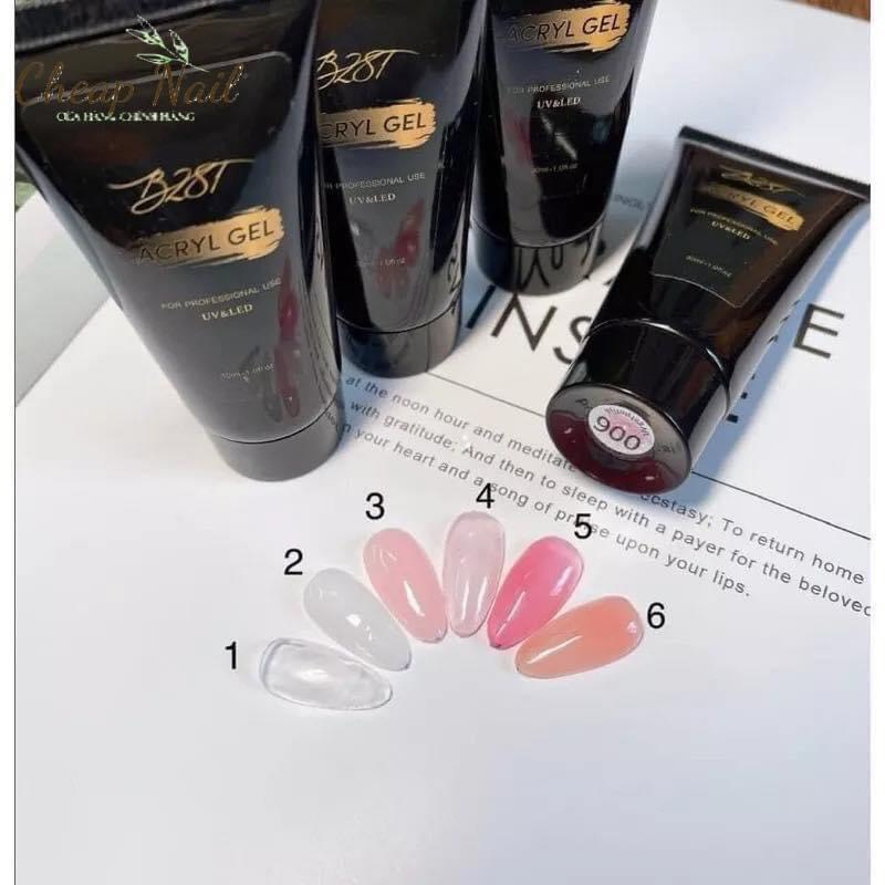 Gel gôm đắp nối móng úp B281 tuýp 30ml