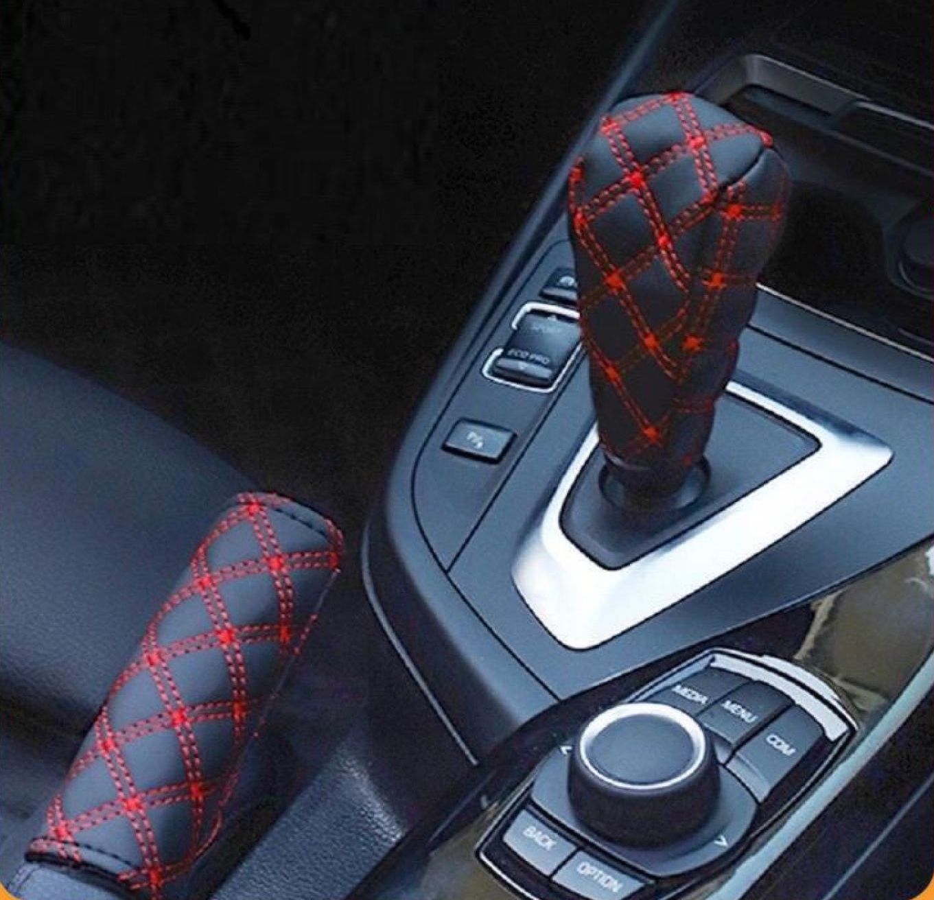 🍁𝐅𝐑𝐄𝐄𝐒𝐇𝐈𝐏🍁 Bộ Bọc Da Cần Số Và Phanh Tay Ô Tô Cao Cấp, Sang Trọng