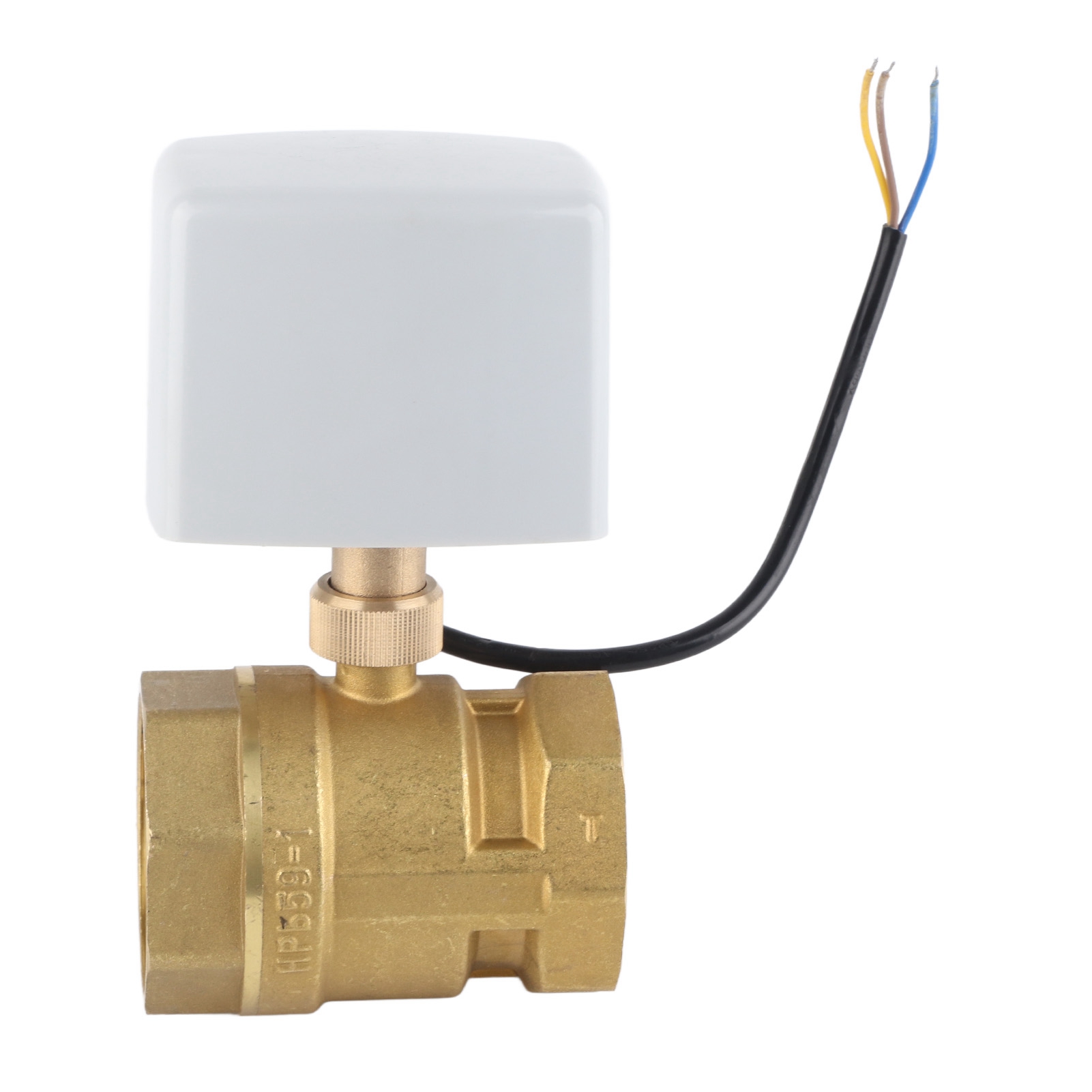 Ac 220v dn50 2inch 2-way 3-wire brass electric motorized ball valve