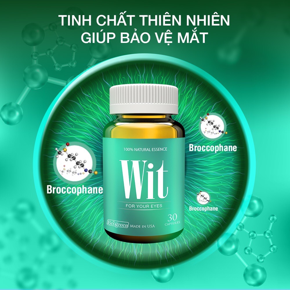 WIT bổ mắt với Broccophane - Hàng chính hãng (Hộp 30 viên)
