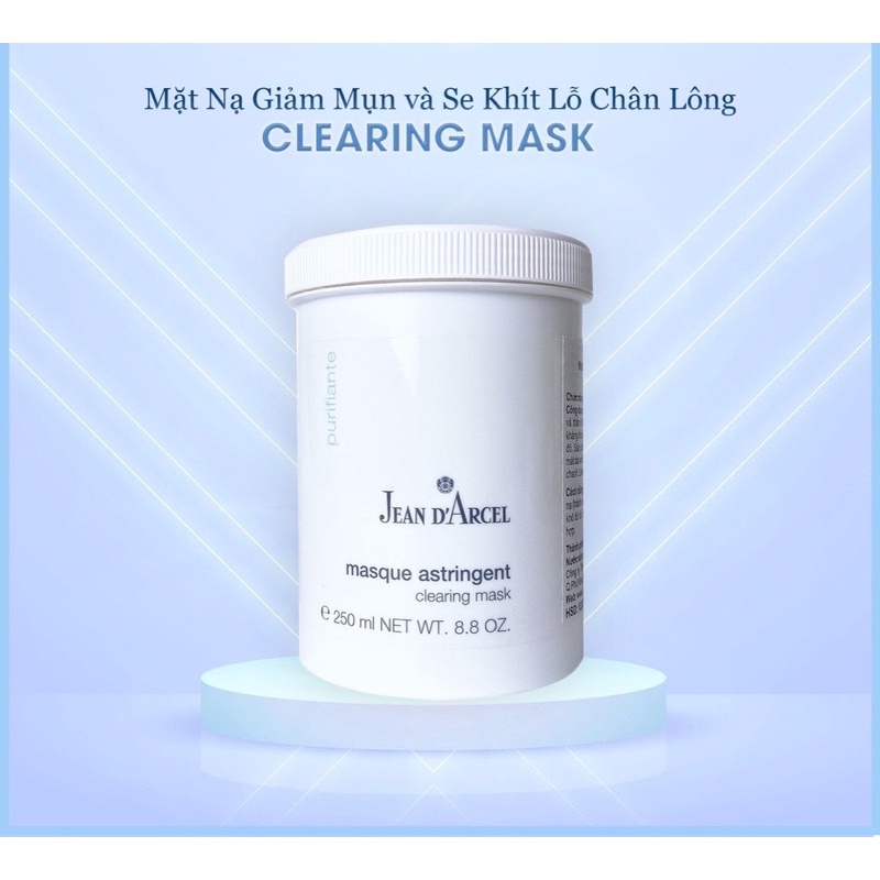 (HÀNG CTY) Mặt nạ  Clearing Mask Jean D’arcel cho da dầu mụn