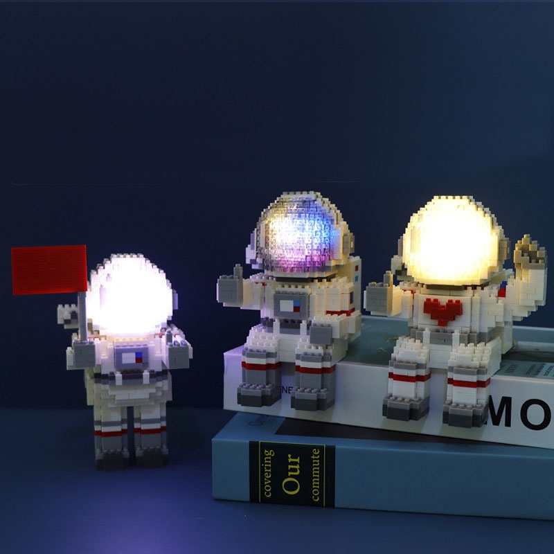 Bộ đồ chơi xếp hình Lego Phi Hành Gia Vũ Trụ có đèn và không đèn