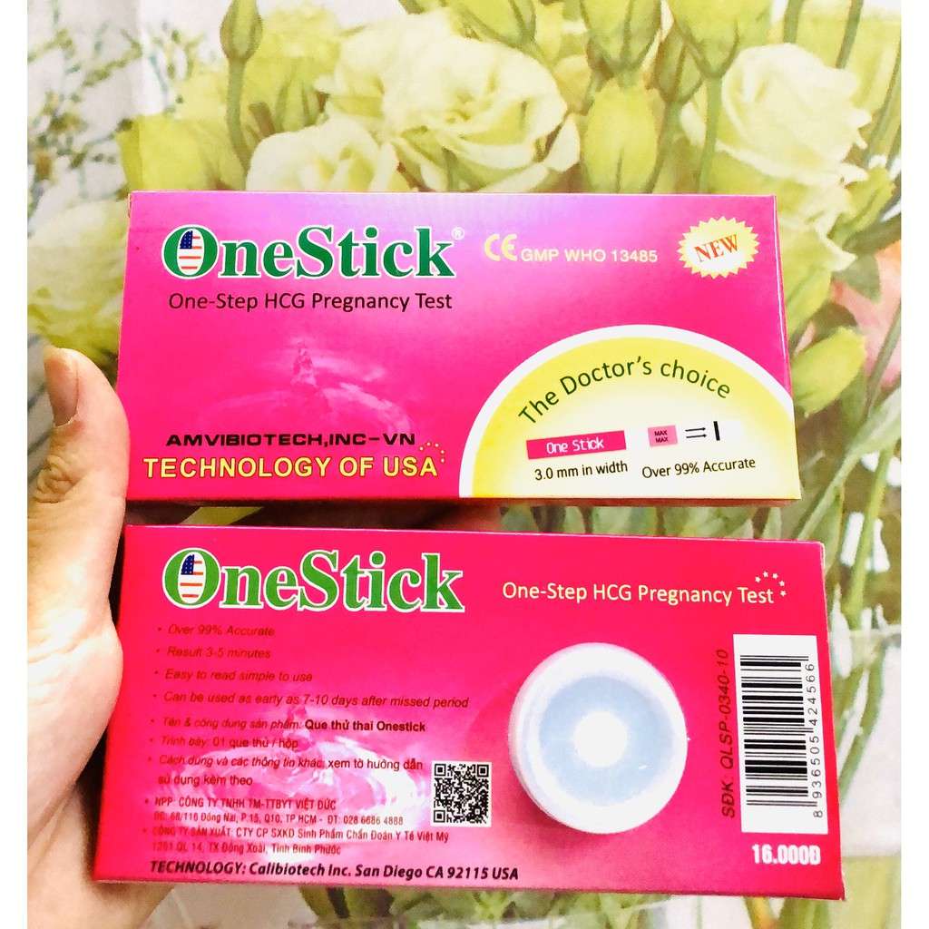 Que Thử thai OneStick - Phát hiện thai sớm
