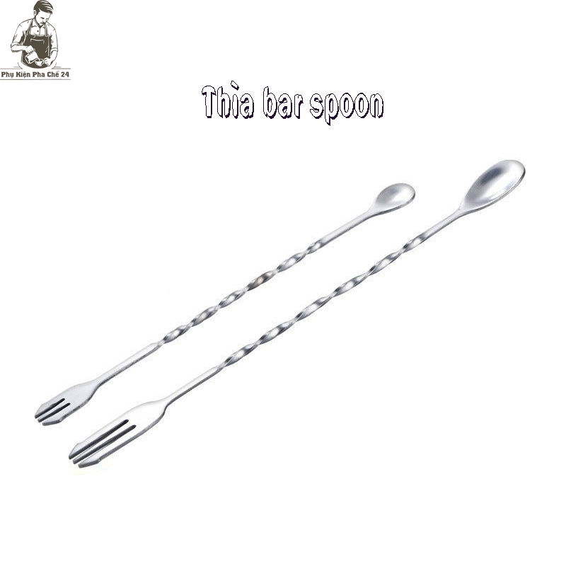 Thìa Bar Pha Chế Hai Đầu Inox - Bar Spoon