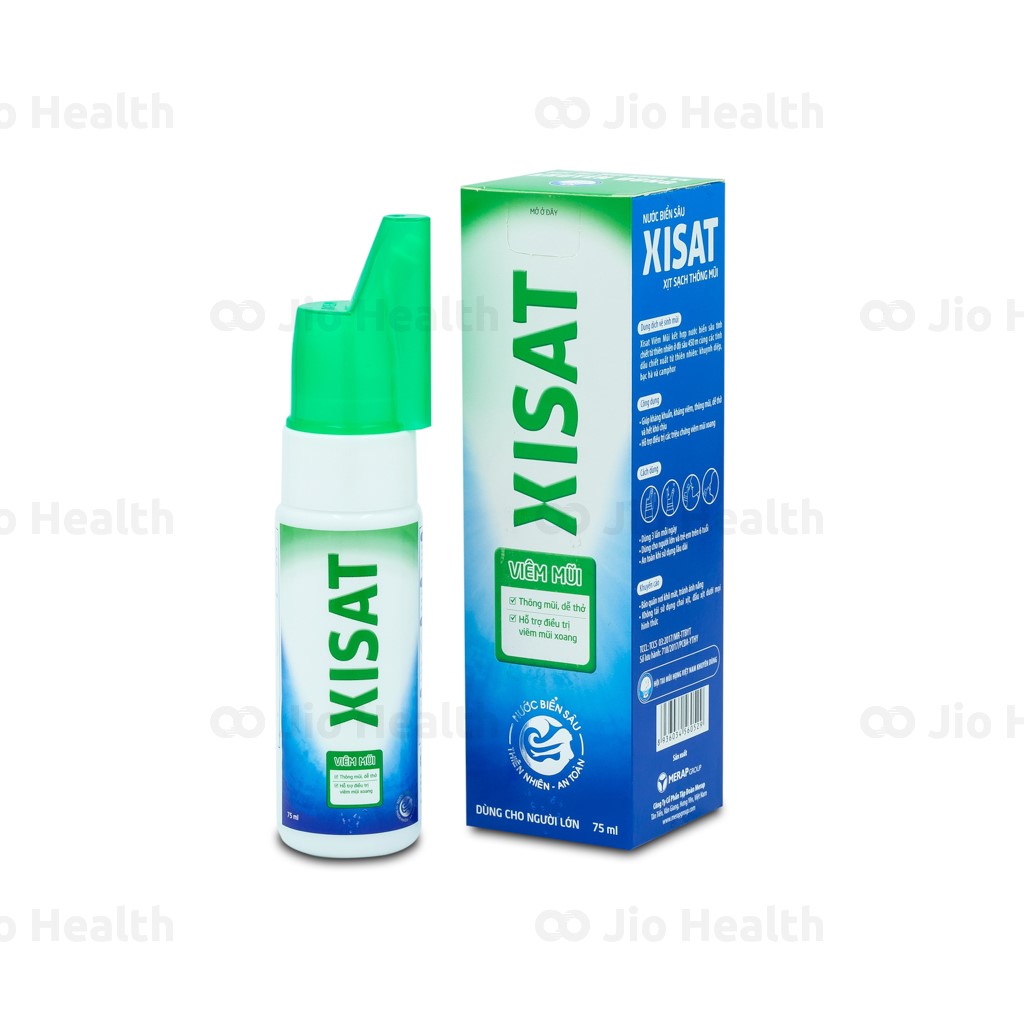 XỊT MŨI XISAT VIÊM MŨI 75ML