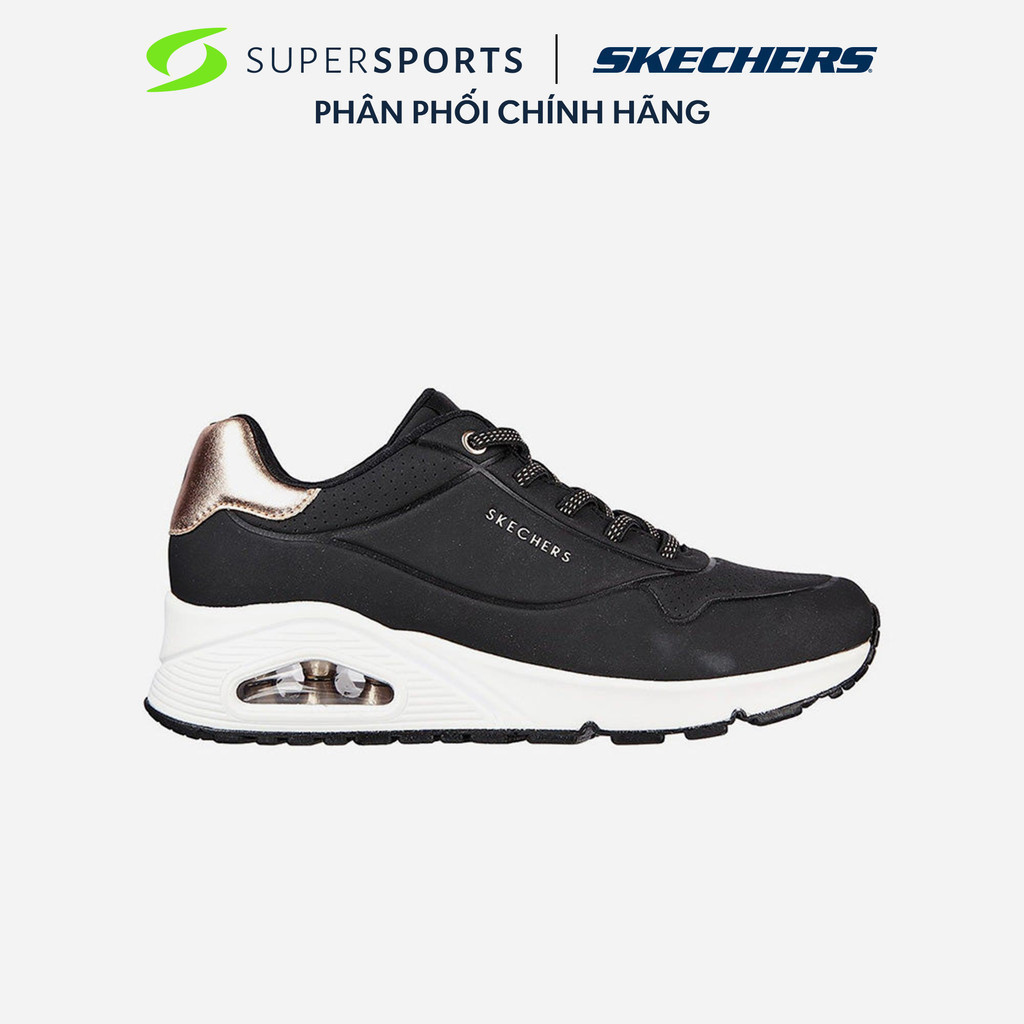 Skechers giày sneakers nữ uno 155196-blk