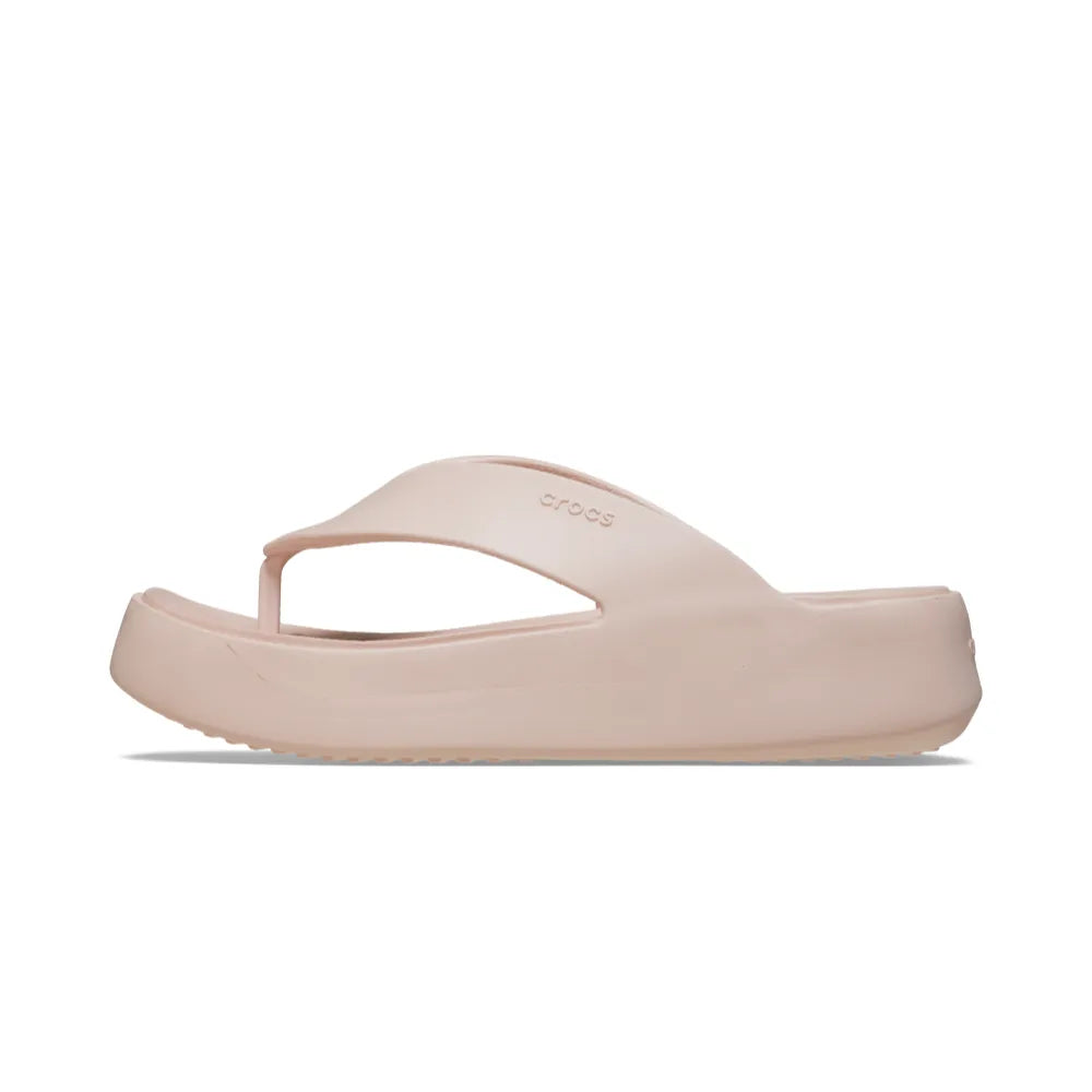 Dép xỏ ngón Nữ Crocs Getaway Platform - Quartz - 209410-6UR