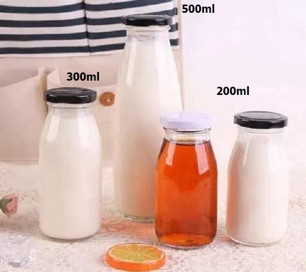 Combo 15 lọ thủy tinh đựng sữa 200ml